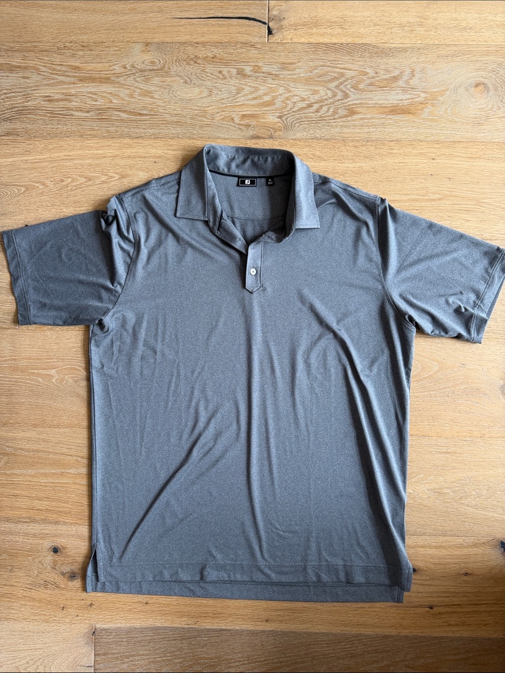 FootJoy Men's Grey Polo Shirt - Breathable Performance